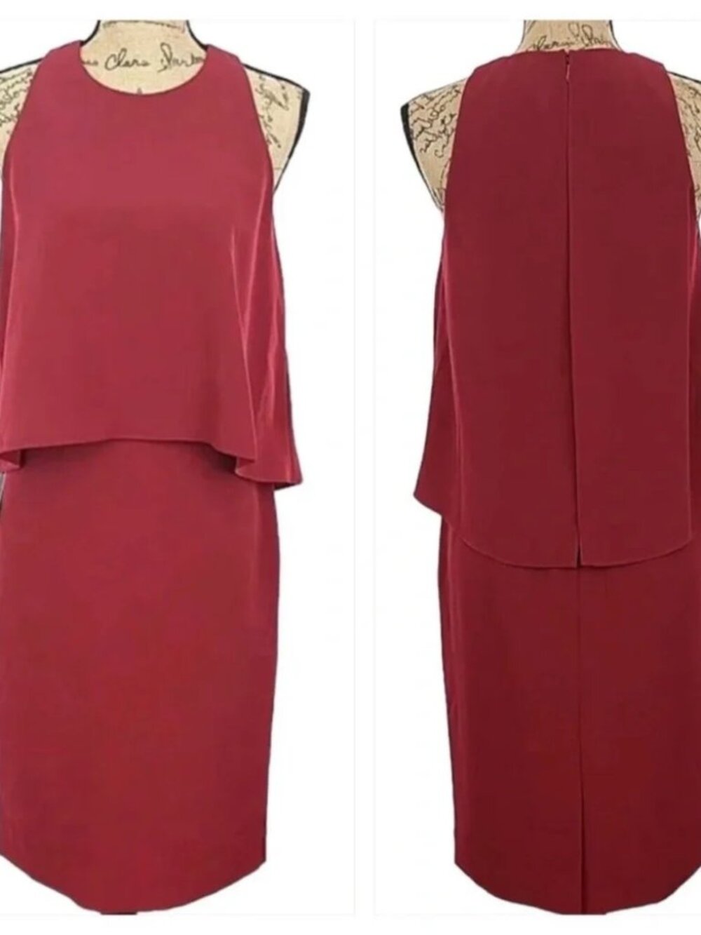 LIMITED womens DRESS burgundy PROM homecoming FORMAL sleeveless DANCE SIZE S